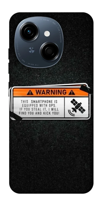 Чохол на TECNO Spark Go 1 Warning фото 1 з 1