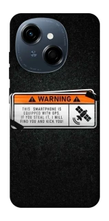 Чохол на TECNO Spark Go 1 Warning фото 1 з 1
