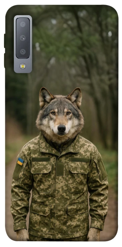 Чохол на Samsung A750 Galaxy A7 (2018) Вовк захисник фото 1 з 1