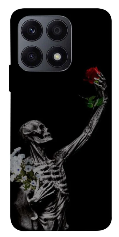 Чехол на Huawei Honor X8a Skeleton vs Rose фото 1 из 1