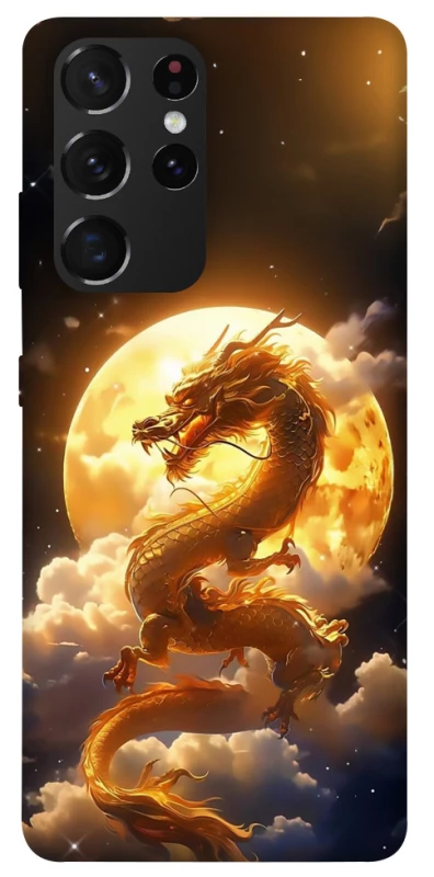 Чехол на Samsung Galaxy S21 Ultra Golden Dragon фото 1 из 1