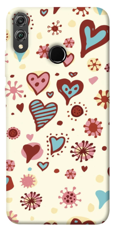 Чохол на Huawei Honor 8X Pretty hearts фото 1 з 1