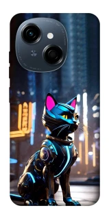 Чехол на TECNO Spark Go 1 Cyber cat фото 1 из 1
