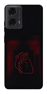 Чохол на Motorola Moto G24 Червоне серце фото 1 з 1