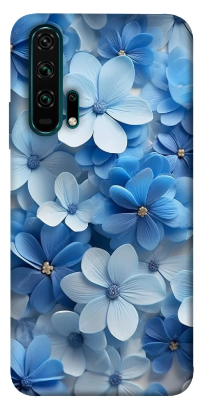 Чохол на Huawei Honor 20 Pro Сині квіти фото 1 з 1