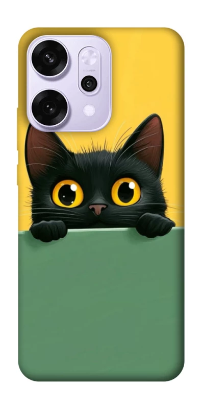 Чохол на Oppo Reno 14 Pro Black cat v2 фото 1 з 1