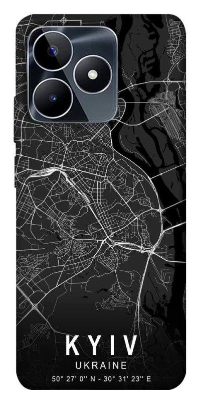 Чехол на Realme C53 Kyiv map фото 1 из 1