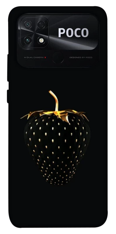 Чохол на Xiaomi Poco C40 Чорна полуниця фото 1 з 1