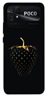 Чехол на Xiaomi Poco C40 Черная клубника фото 1 из 1
