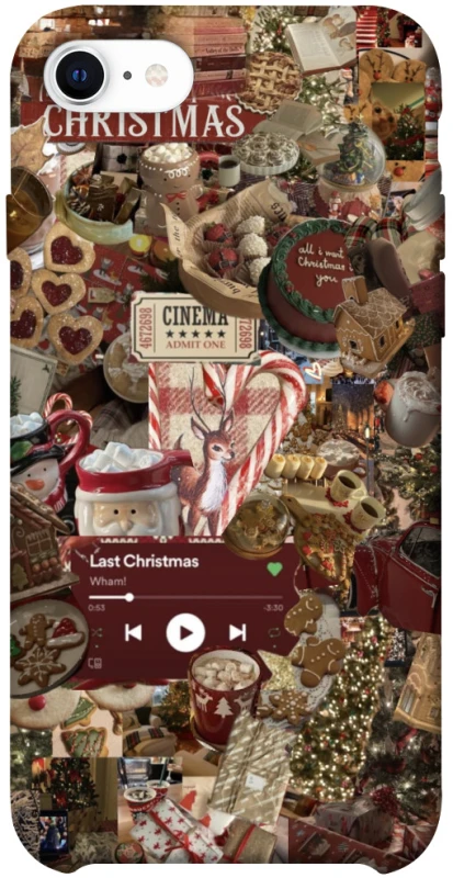 Чехол на Apple iPhone SE (2020) Christmas spirit ver.4 фото 1 из 1