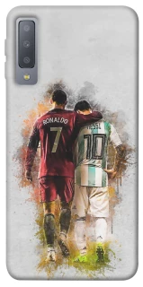 Чохол на Samsung A750 Galaxy A7 (2018) Ronaldo та Messi фото 1 з 1