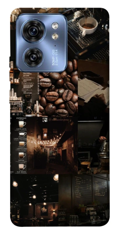 Чехол на Motorola Edge 40 Coffee collage ver.1 фото 1 из 1