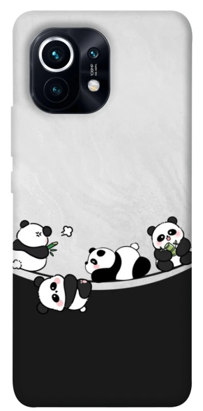 Чохол на Xiaomi Mi 11 Four pandas фото 1 з 1