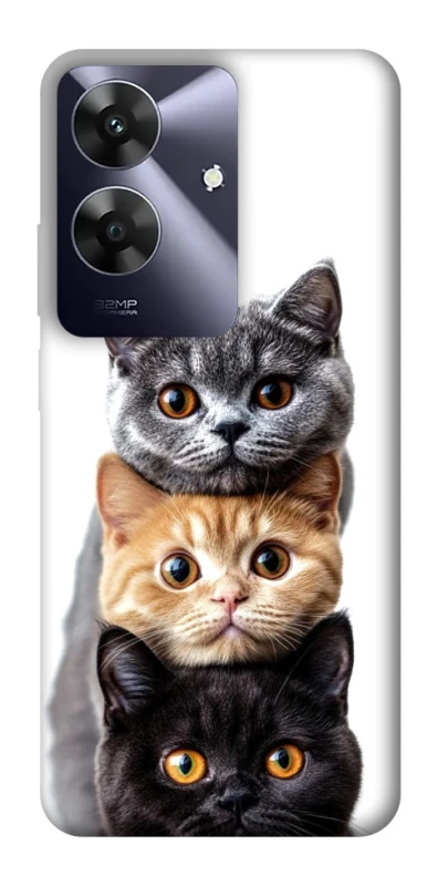Чехол на Realme Note 60 Красивые котики фото 1 из 1