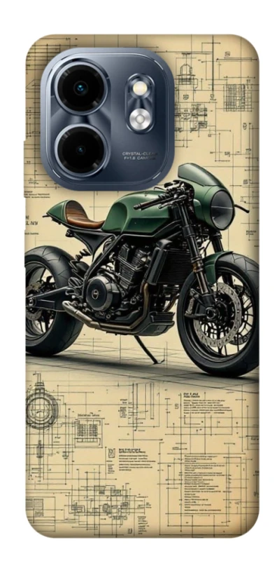 Чохол на Infinix Smart 9 4G / Hot 50i Bike model фото 1 з 1