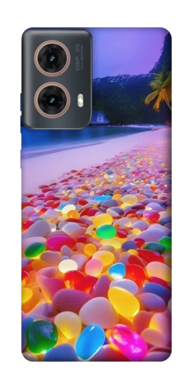 Чохол на Motorola Moto G85 Каміння світиться на березі фото 1 з 1