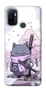 Чохол на Oppo A53 / A32 / A33 Samurai cat фото 1 Чохол на Oppo A53 / A32 / A33 Samurai cat фото 1 з 1