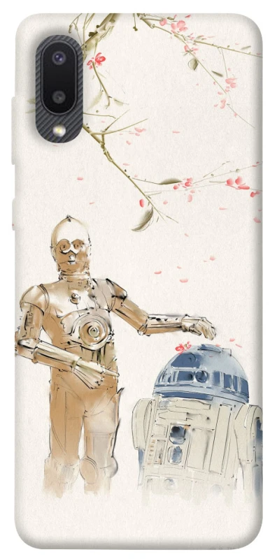 Чохол на Samsung Galaxy A02 Star Wars robots фото 1 з 1