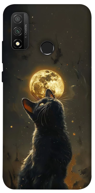 Чохол на Huawei P Smart (2020) Кіт під місяцем v2 фото 1 з 1