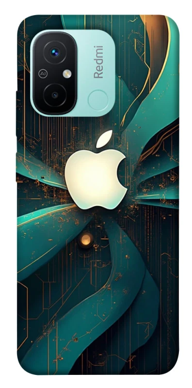 Чехол на Xiaomi Redmi 12C / Poco C55 Apple logo ver.4 фото 1 из 1
