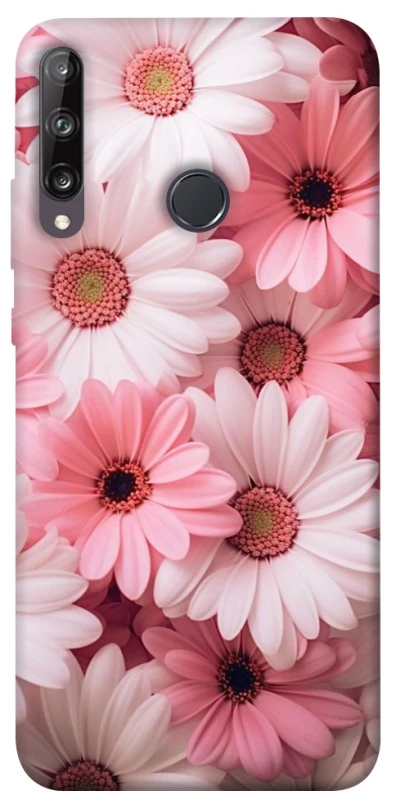 Чехол на Huawei P40 Lite E Розовые цветы v2 фото 1 из 1