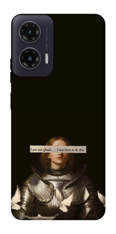 Чехол на Motorola Moto G35 Not afraid фото 1 из 1