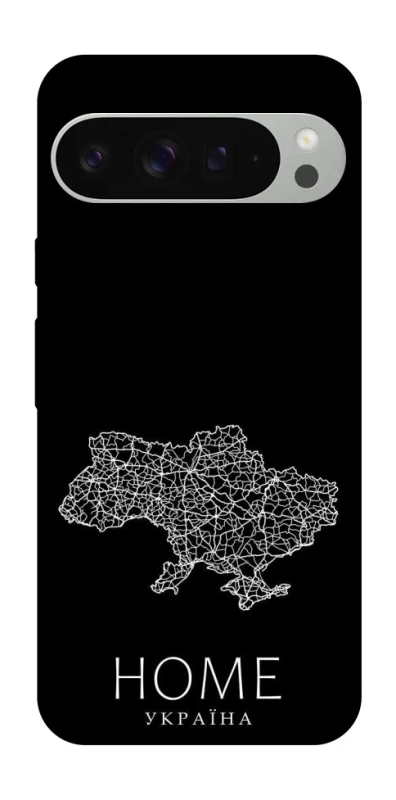Чехол на Google Pixel 9 Pro XL Ukraine black map фото 1 из 1