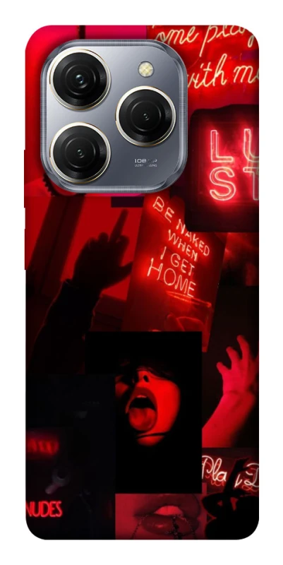 Чехол на TECNO Spark 20 Pro Hot collage ver.3 фото 1 из 1