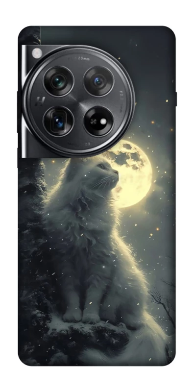 Чохол на OnePlus 12 Кіт під місяцем фото 1 з 1