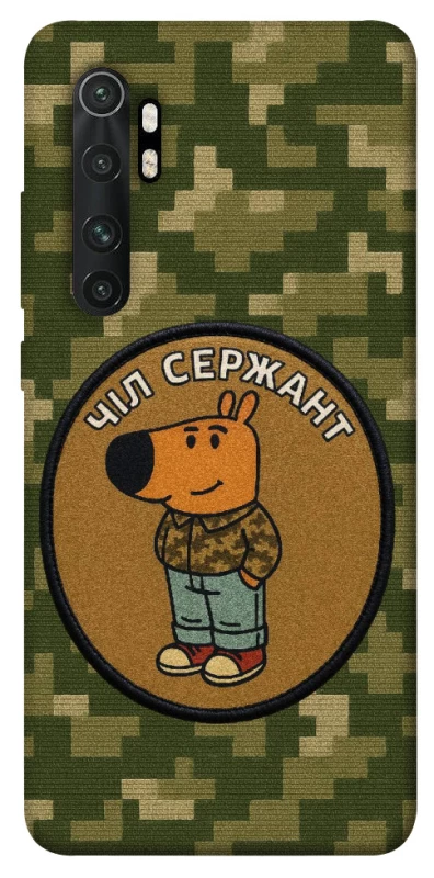 Чехол на Xiaomi Mi Note 10 Lite Чил сержант фото 1 из 1