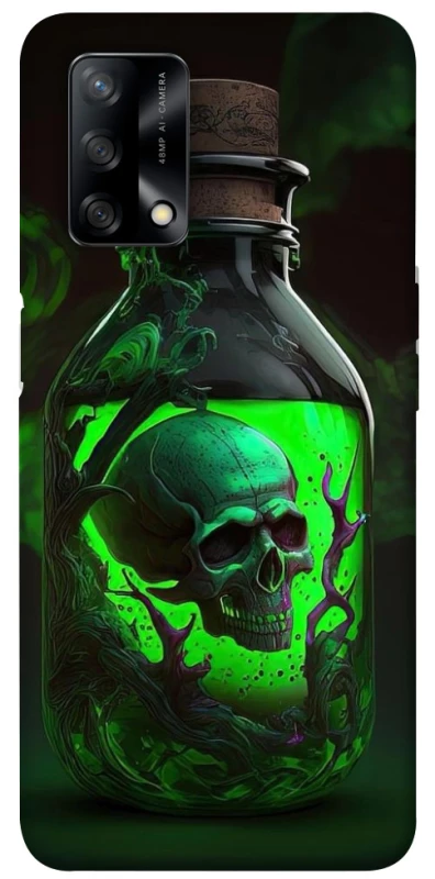 Чехол на Oppo A74 4G Skull bottle фото 1 из 1