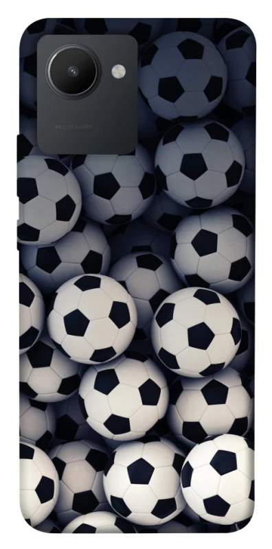 Чохол на Realme C30 Футбольні м'ячи фото 1 з 1