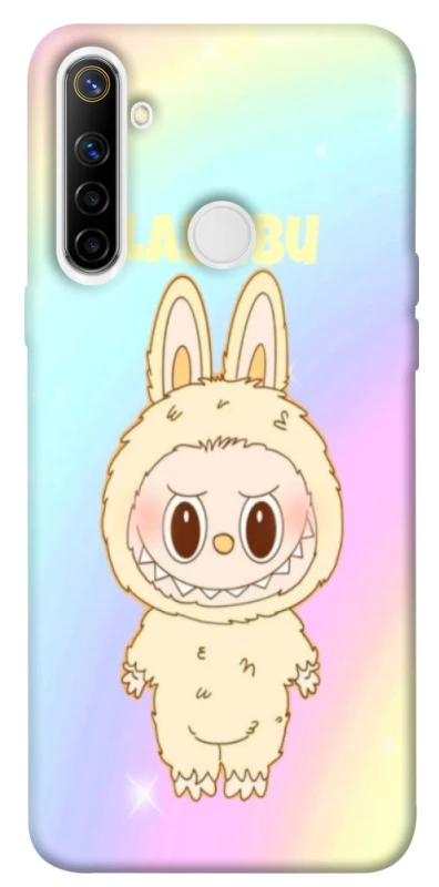 Чехол на Realme 6i Fluffy Rainbow Labubu фото 1 из 1