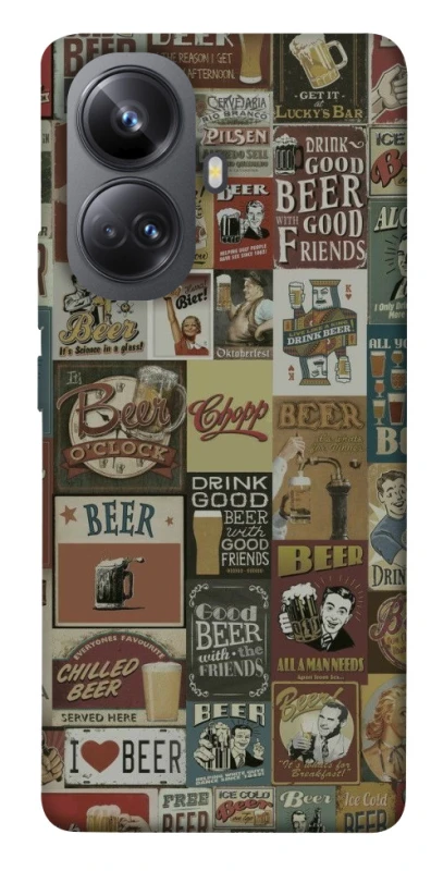 Чехол на Realme 10 Pro+ Retro collage ver.1 фото 1 из 1