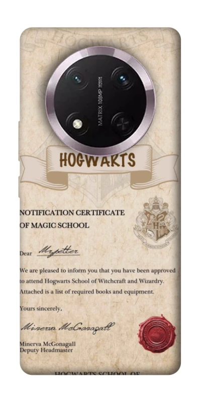 Чехол на Honor X9c The Hogwarts acceptance letter фото 1 из 1