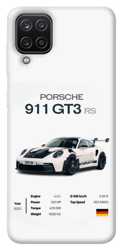 Чехол на Samsung Galaxy A12 Porsche 911 GT3 фото 1 из 1