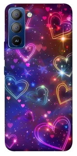 Чохол на TECNO Pop 5 LTE Drawn hearts фото 1 з 1