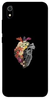Чехол на Xiaomi Redmi 7A Heart with flowers фото 1 из 1