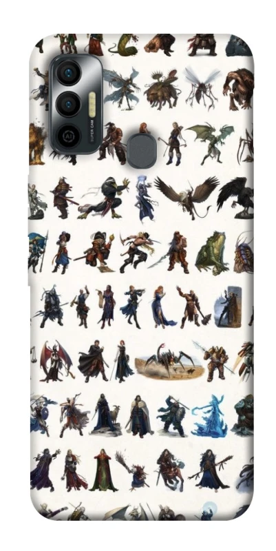 Чохол на TECNO Spark 7 Character Selection фото 1 з 1