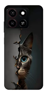 Чехол на ZTE Blade A35 4G Кот-подглядыватель v2 фото 1 из 1