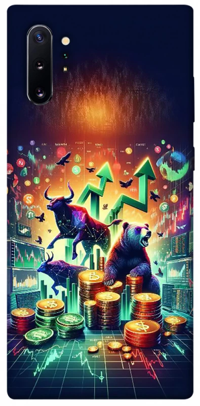 Чехол на Samsung Galaxy Note 10 Plus Crypto market фото 1 из 1
