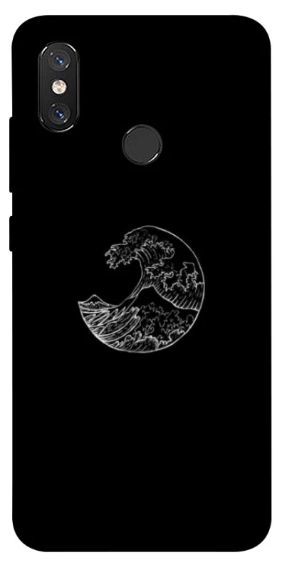Чохол на Xiaomi Mi 8 Black tsunami фото 1 з 1
