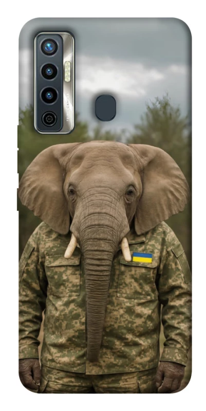 Чохол на TECNO Camon 17 Слон захисник фото 1 з 1