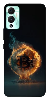 Чохол на Infinix Hot 12 Play Fire Bitcoin фото 1 з 1