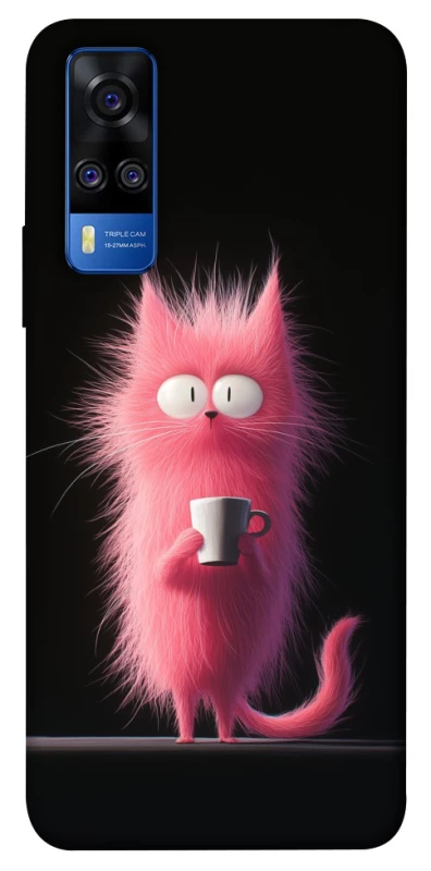 Чехол на Vivo Y51a Розовый котёнок фото 1 из 1