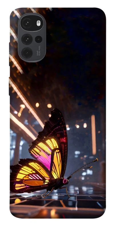 Чохол на Motorola Moto G22 Cyber butterfly фото 1 з 1