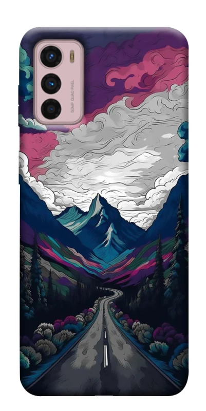Чехол на Motorola Moto G42 Нарисованные горы фото 1 из 1