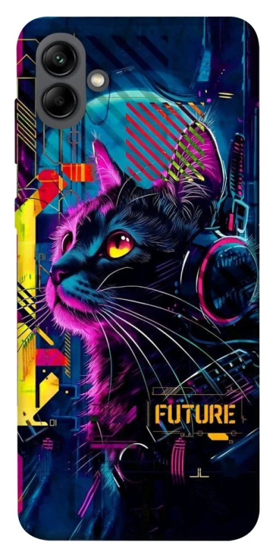 Чохол на Samsung Galaxy A04 Cyber Cat v2 фото 1 з 1