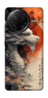 Чохол на Infinix Note 50 Pro white dragon фото 1 з 1