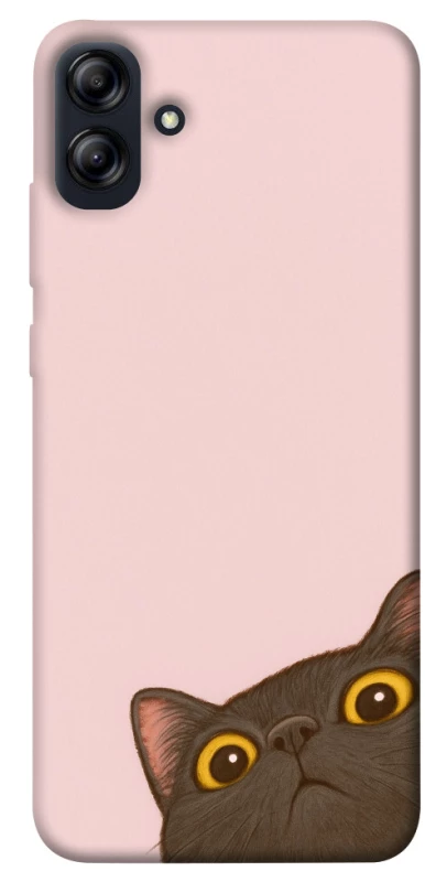 Чохол на Samsung Galaxy A04e Peeping cat фото 1 з 1